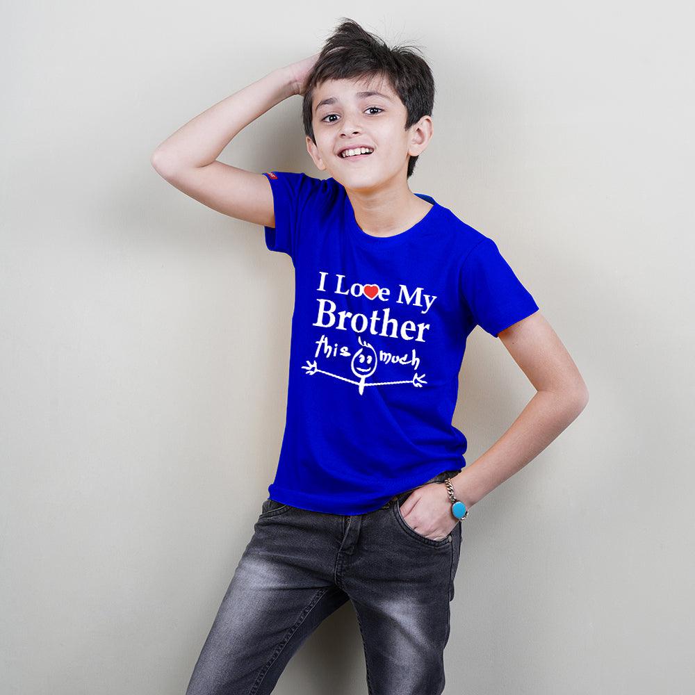 I Love You This Much Brother Brother Siblings T-Shirts - big-little-feelings