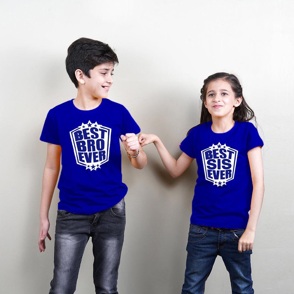 Best Brother Sister Ever Sibling T-Shirts - big-little-feelings