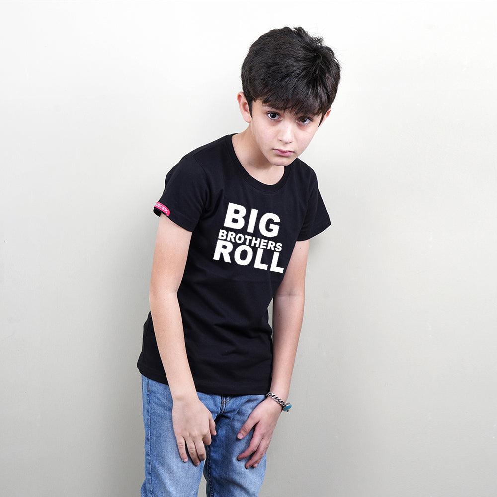 Stubborne Big Sister Little Brother Rock Siblings T-Shirt Combo - big-little-feelings