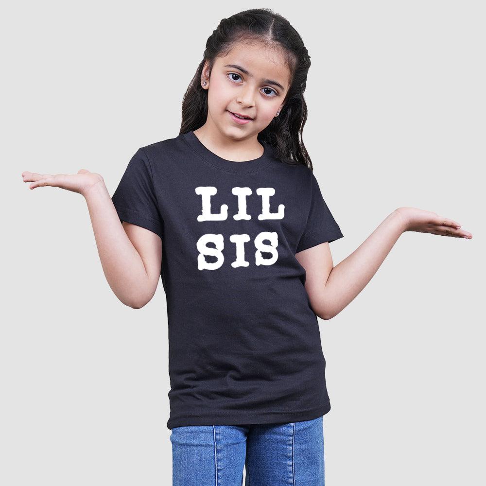 Stubborne Big Lil Sister Sister Matching Siblings T-Shirt Combo - big-little-feelings