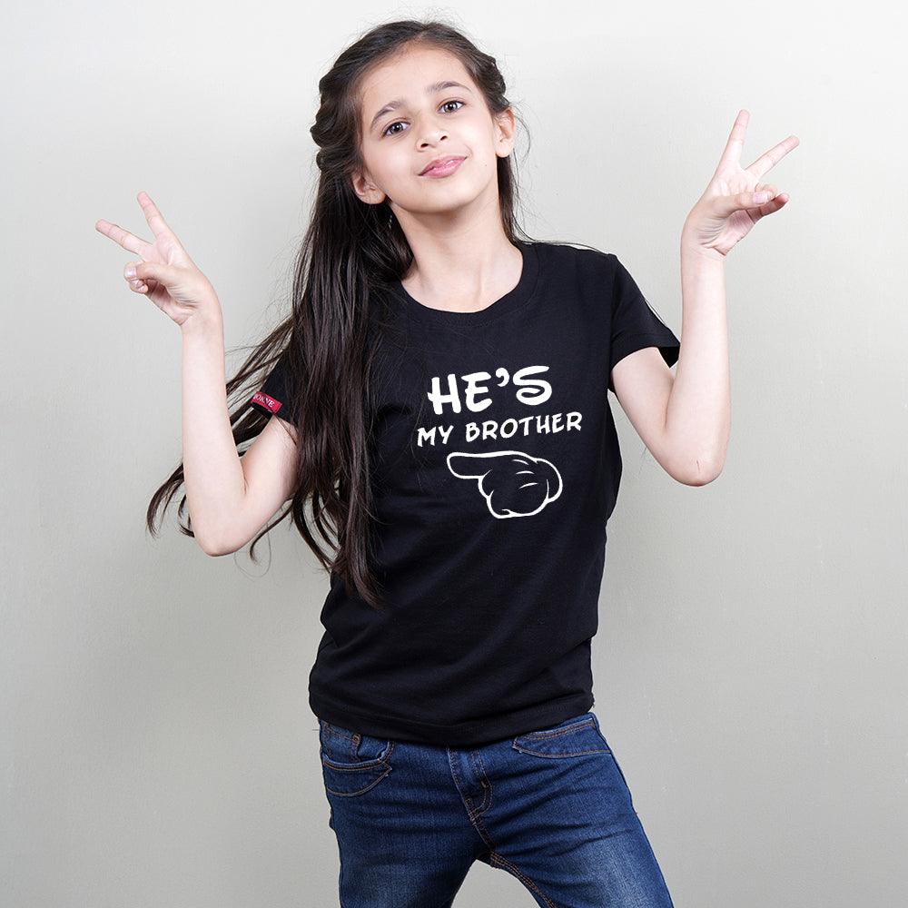 He Is My Brother She Is My Sister Sibling TShirt - big-little-feelings