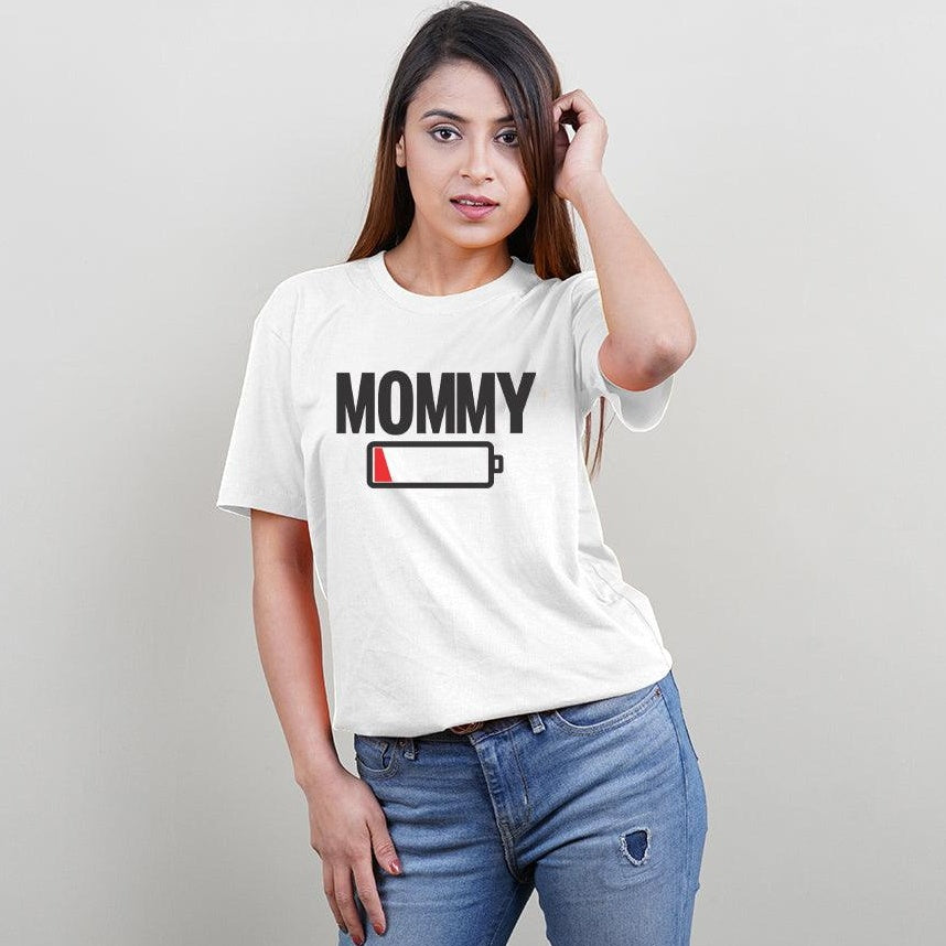 Charged Up Family, Family of 4 T-Shirts Combo (White)