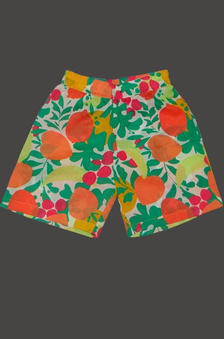 Multicolour Cambric cotton Co-ord set for kids