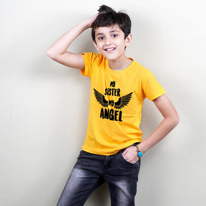 Hero Angel Brother Sister Matching TShirts - big-little-feelings