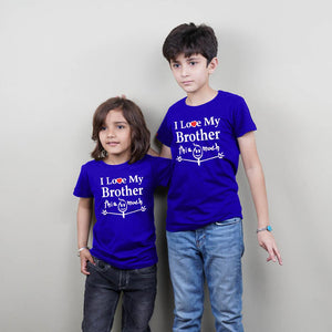 I Love You This Much Brother Brother Siblings T-Shirts - big-little-feelings