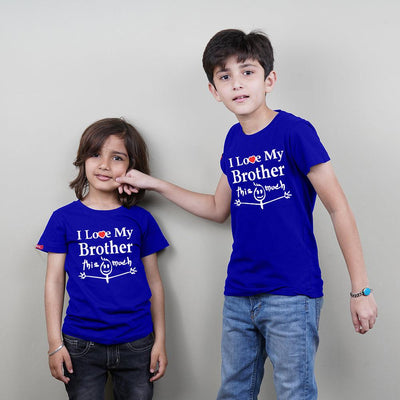 I Love You This Much Brother Brother Siblings T-Shirts - big-little-feelings