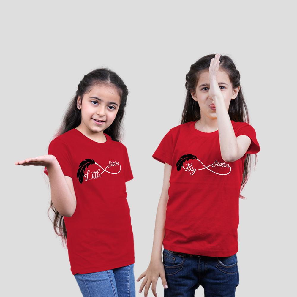 Infinity Love Big Little Sister Sister TShirts Combo - big-little-feelings