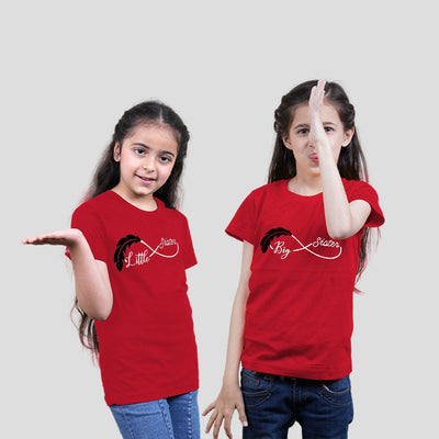 Infinity Love Big Little Sister Sister TShirts Combo - big-little-feelings