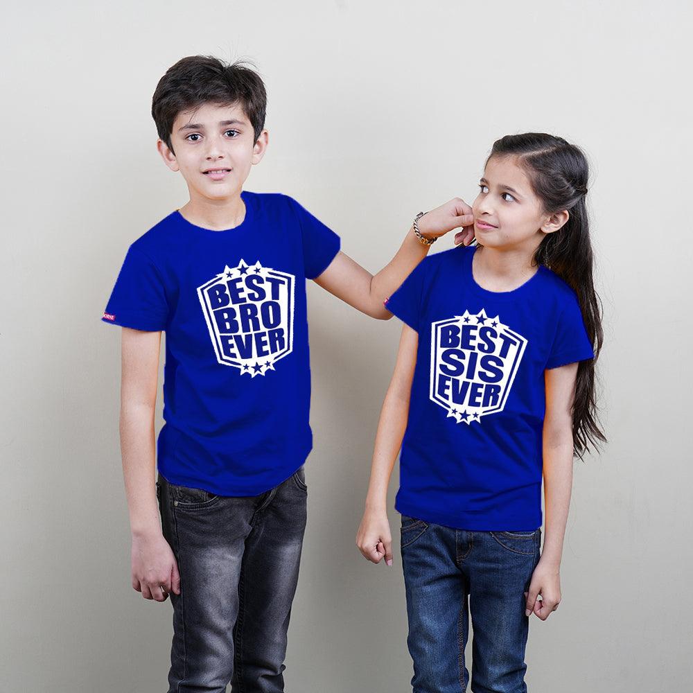 Best Brother Sister Ever Sibling T-Shirts - big-little-feelings