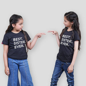 Stubborne Best Sister Matching Siblings T-Shirt Combo - big-little-feelings