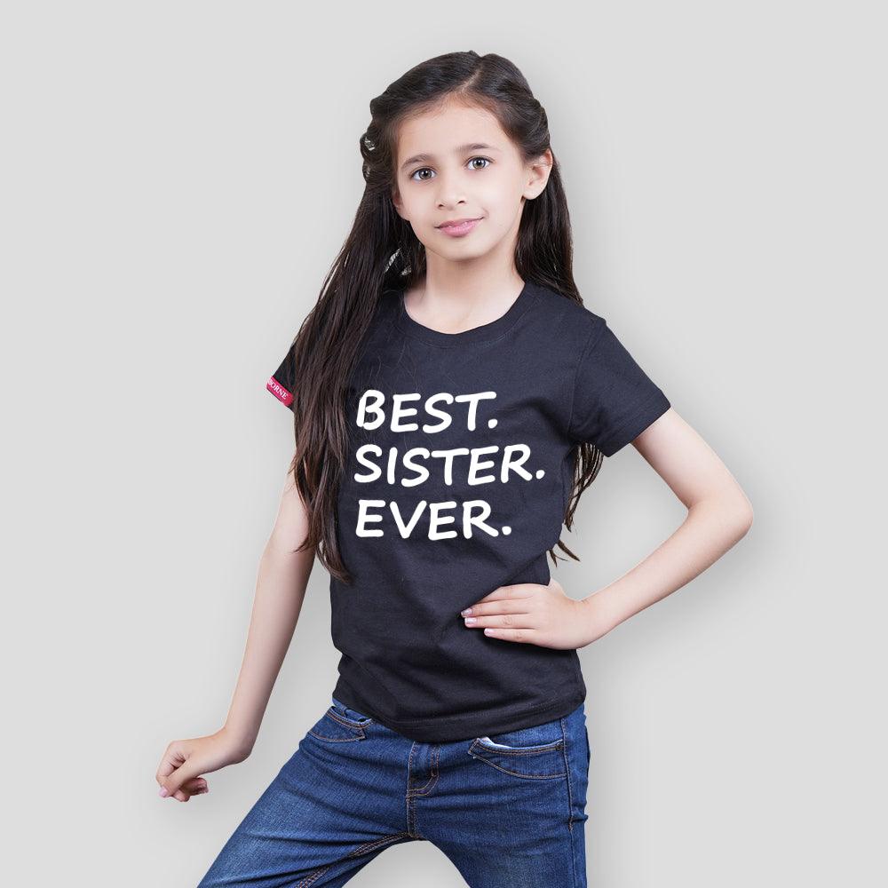 Stubborne Best Sister Matching Siblings T-Shirt Combo - big-little-feelings