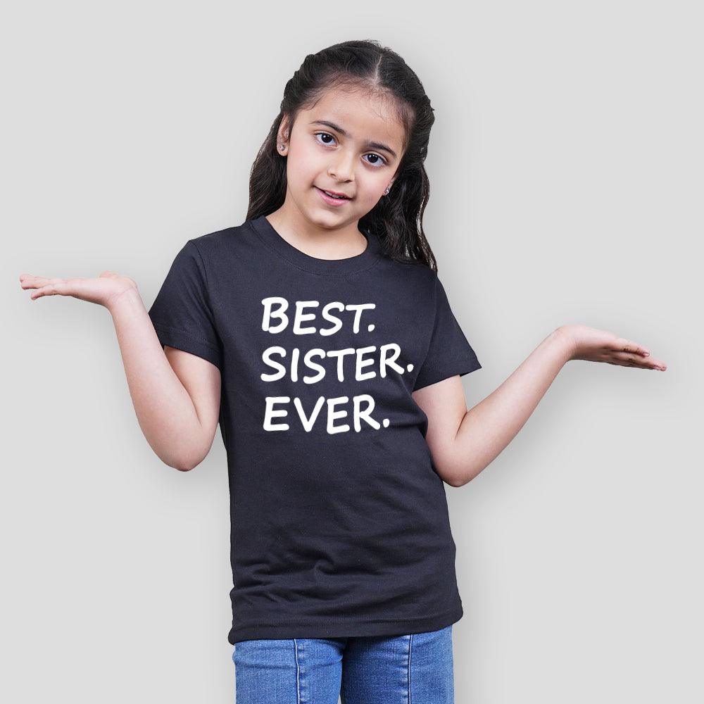 Stubborne Best Sister Matching Siblings T-Shirt Combo - big-little-feelings
