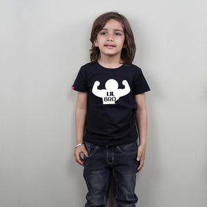 Stubborne Big Brother Little Brother Muscle Play Siblings T-Shirt Combo - big-little-feelings