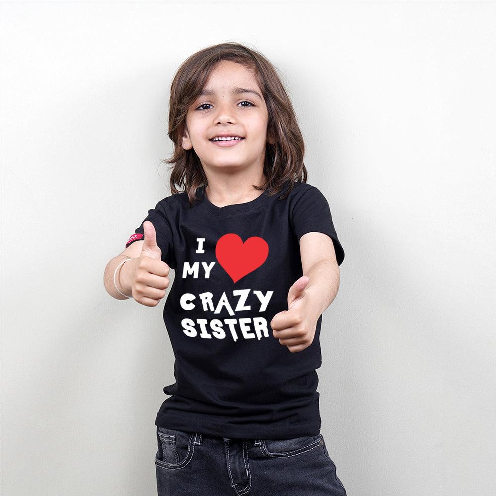 Stubborne Crazy Brother Sister Matching Siblings T-Shirt Combo - big-little-feelings