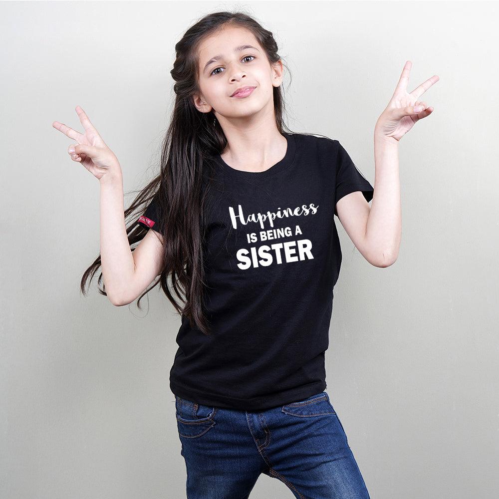Happiness is Being a Brother Sister TShirts Combo - big-little-feelings