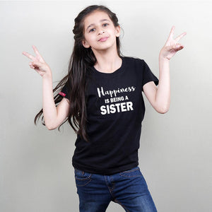 Happiness is Being a Brother Sister TShirts Combo - big-little-feelings