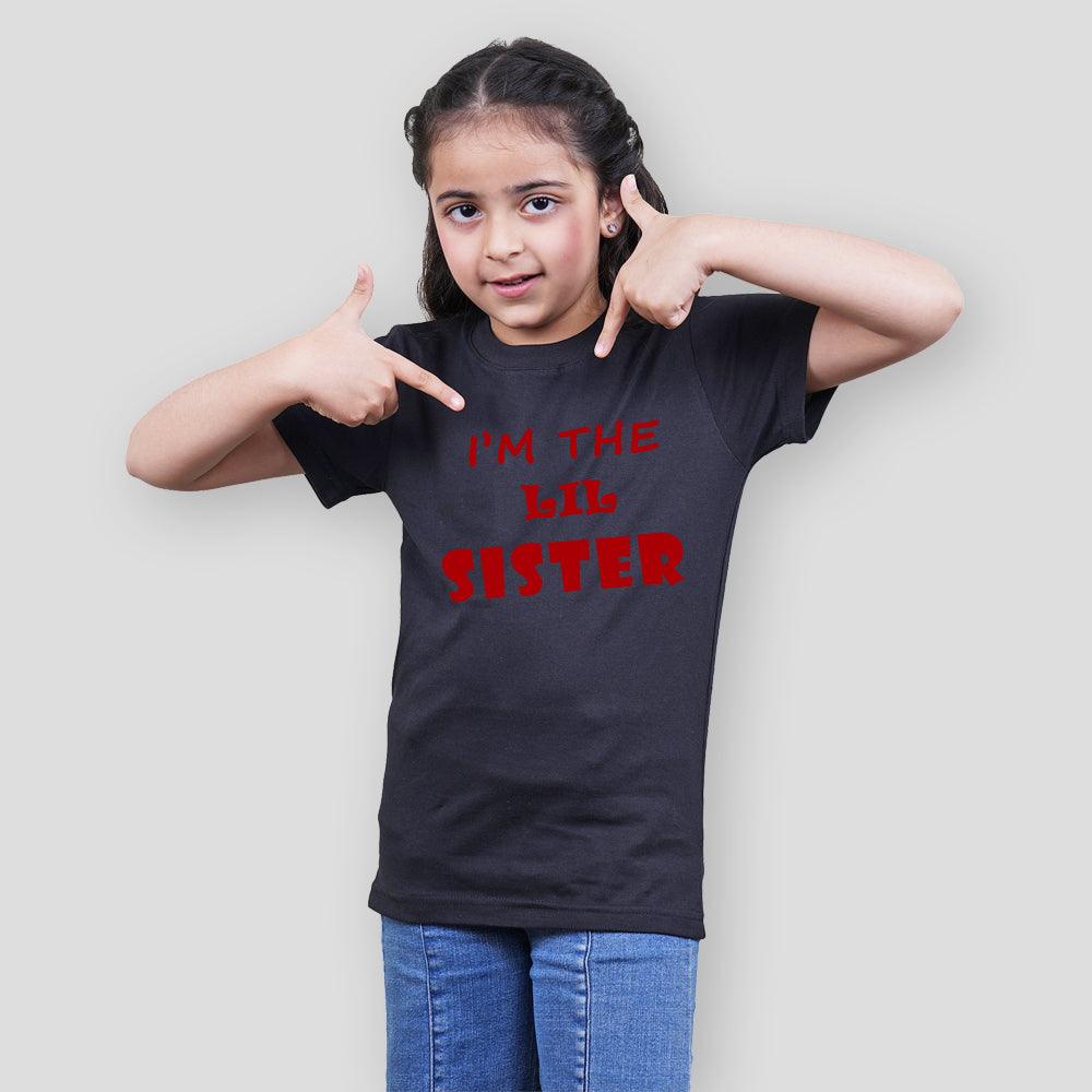 Stubborne I Am Sister Sister Matching Siblings T-Shirt Combo - big-little-feelings
