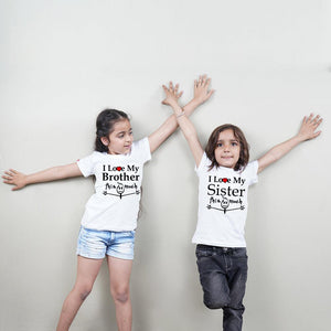 I Love You This Much Brother Sister Siblings T-Shirt - big-little-feelings