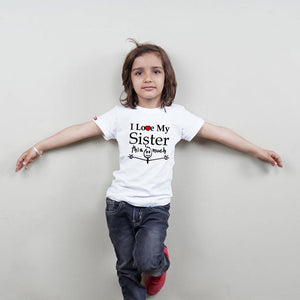I Love You This Much Brother Sister Siblings T-Shirt - big-little-feelings