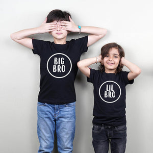 Stubborne Big Brother-Lil Brother Sibling Matching T-Shirt Combo - big-little-feelings